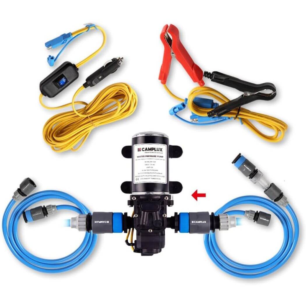 Camplux 12V Complete Portable Water Pump Pack - All In One