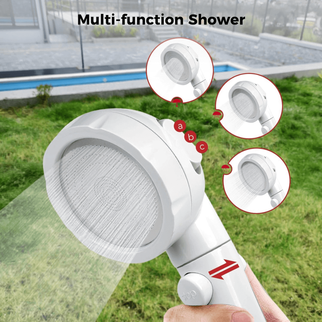 Propane Portable Tankless Water Heater Outdoor, Camplux 2.64 GPM Instant Hot Camping Showers with 3.3 GPM Water Pump & Pipe Strainer