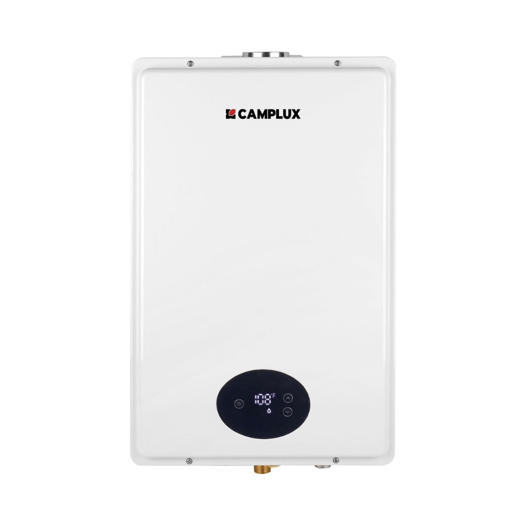 Camplux Instant Indoor Tankless Gas Water Heater 5.28 GPM | White