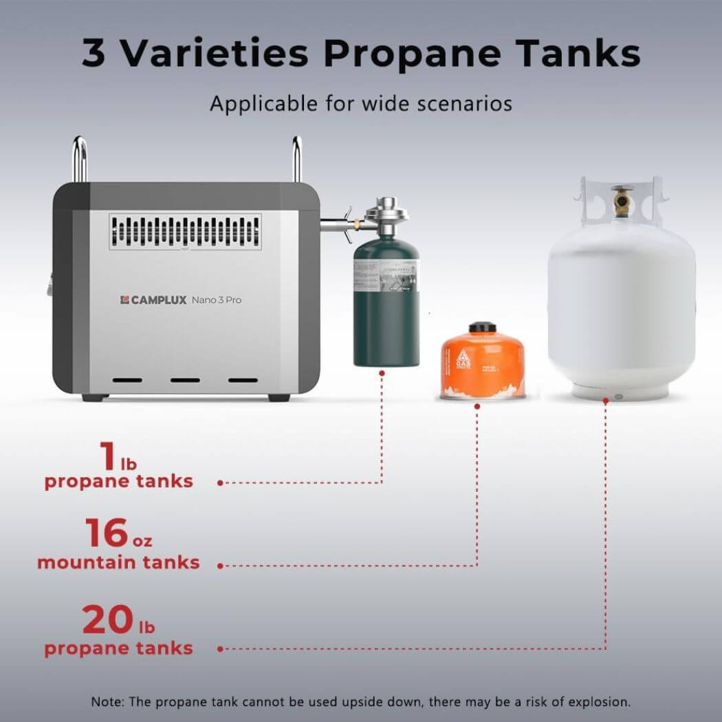 Camplux Portable Propane Outdoor Camping Water Heater