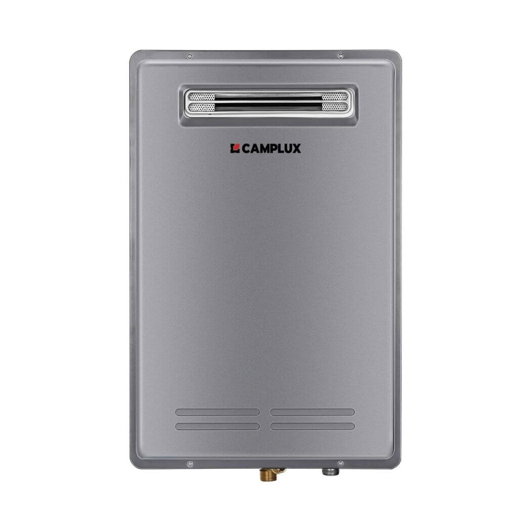 Camplux Whole Home Outdoor Tankless Hot Water Heater 5.28 GPM | Gray